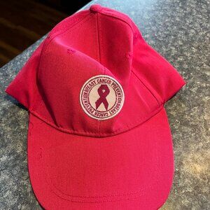 New Fuchsia Pink Breast Cancer Prevention Ball Cap Hat - slide adjuster